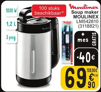 Cora Moulinex Soup maker aanbieding