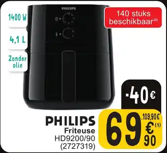 Cora PHILIPS Friteuse aanbieding