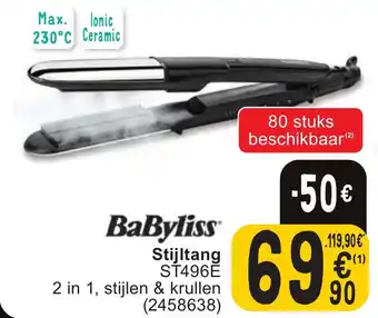 Cora BaByliss Stijltang aanbieding
