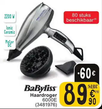 Cora BaByliss Haardroger aanbieding