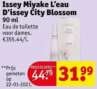 Issey miyake l`eau d`issey city blossom edt 90ml