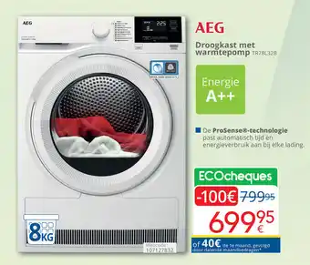 Eldi AEG Droogkast met warmtepomp aanbieding
