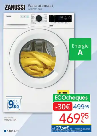 ZANUSSI Wasautomaat