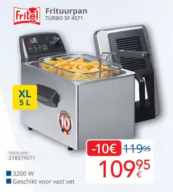 Eldi Fritel Frituurpan aanbieding