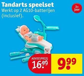Kruidvat Tandarts speelset aanbieding