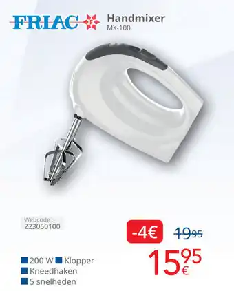 Eldi FRIAC Handmixer aanbieding