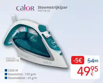 Eldi Calor Stoomstrijkijzer aanbieding