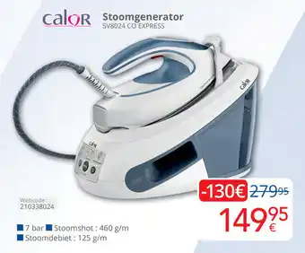 Eldi Calor Stoomgenerator aanbieding