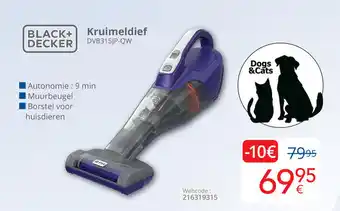 Eldi BLACK+ DECKER Kruimeldief aanbieding