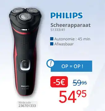 Eldi PHILIPS Scheerapparaat aanbieding