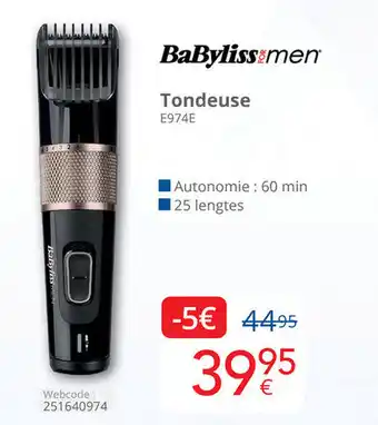 BaByliss FOR men Tondeuse