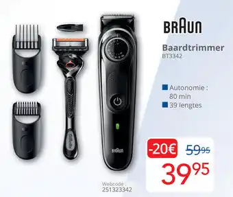 Eldi BRAUN Baardtrimmer aanbieding