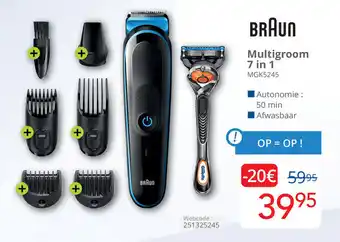 Eldi BRAUN Multigroom 7 in 1 aanbieding