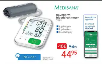 Eldi MEDISANA Bovenarm bloeddrukmeter aanbieding