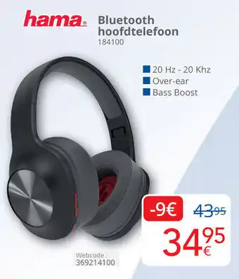 Eldi Hama Bluetooth hoofdtelefoon aanbieding