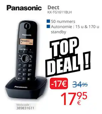 Eldi Panasonic Dect aanbieding