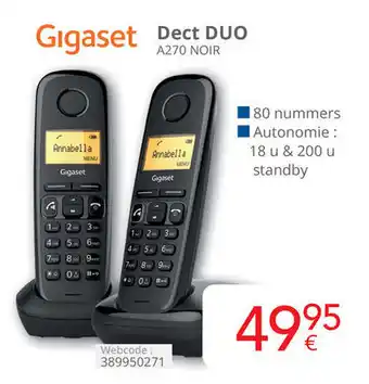 Eldi Gigaset Dect DUO aanbieding