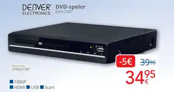 Eldi DENVER ELECTRONICS DVD-speler aanbieding