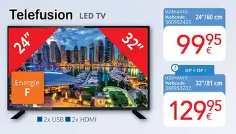 Eldi Telefusion LED TV 24"/60 cm aanbieding