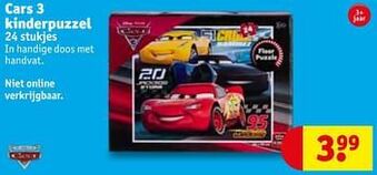 Cars 3 kinderpuzzel