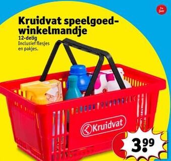Kruidvat Kruidvat speelgoed- winkelmandje aanbieding