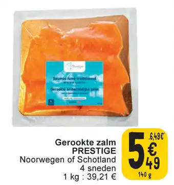 Cora Gerookte zalm PRESTIGE aanbieding