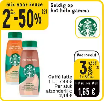 Cora Caffè latte aanbieding