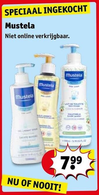 Kruidvat Mustela aanbieding