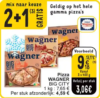 Wagner Pizza Big City 3 x 400g