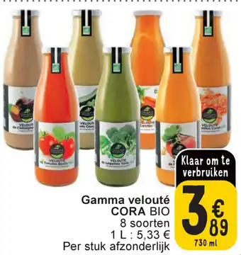 Cora Gamma velouté CORA BIO 730ml aanbieding