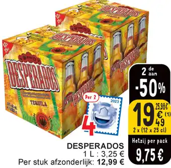 Cora DESPERADOS 2 x (12 x 25cl) aanbieding