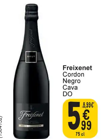 Cora Freixenet Cordon Negro Cava DO 75 cl aanbieding