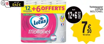 Cora LOTUS MOLTONEL Toiletpapier aanbieding