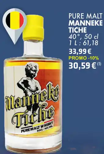 Cora PURE MALT MANNEKE TICHE 40°, 50 cl aanbieding