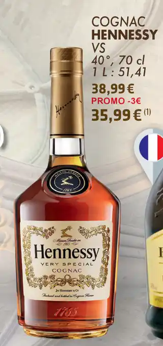 COGNAC HENNESSY VS 40° 70CL