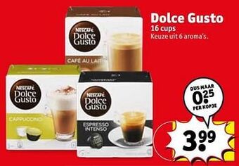 Kruidvat Dolce gusto aanbieding