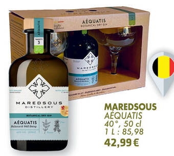 Cora MAREDSOUS AEQUATIS 40°, 50 cl aanbieding