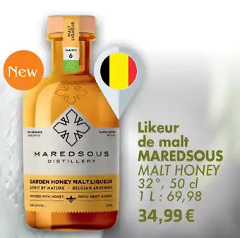 Cora Likeur de malt MAREDSOUS MALT HONEY 32°, 50 cl aanbieding