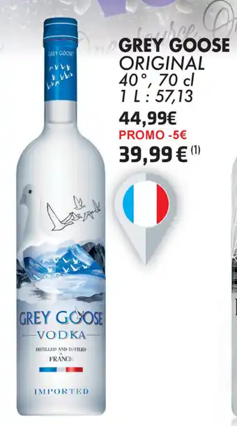 Cora GREY GOOSE ORIGINAL 40° 70CL aanbieding