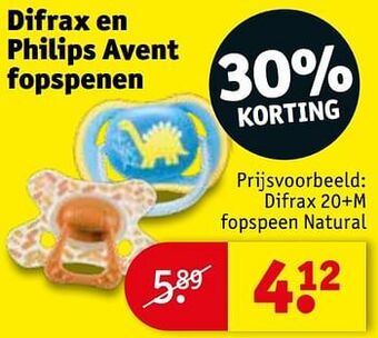 Difrax 20+m fopspeen natural