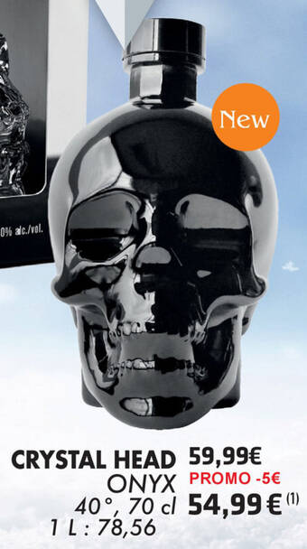 Cora CRYSTAL HEAD ONYX 40° 70CL aanbieding