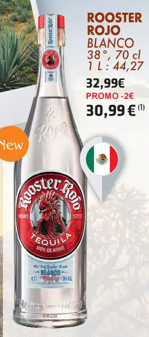 Cora ROOSTER ROJO BLANCO 38°, 70 cl aanbieding