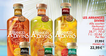 Cora LES ARRANGÉS DIVINS 28.7° 70CL aanbieding