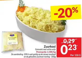 Intermarché Zuurkool 100g aanbieding