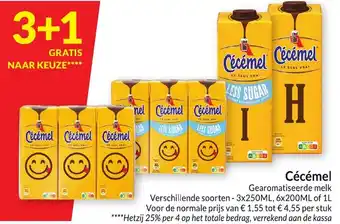 Intermarché Cécémel Gearomatiseerde melk aanbieding