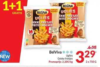 Intermarché BelViva Uglies Gekke frietjes 2 x 750g aanbieding