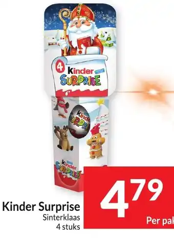Intermarché Kinder Surprise Sinterklaas 4 stuks aanbieding