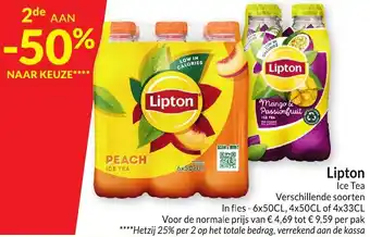 Intermarché Lipton Ice Tea aanbieding