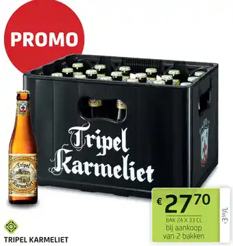 BelBev TRIPEL KARMELIET BAK 24 X 33 CL aanbieding