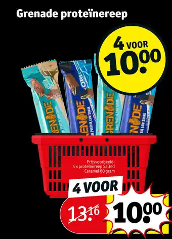 Kruidvat Grenade proteïnereep aanbieding
